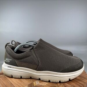 Skechers Mens Go Walk Evolution 54738 Khaki Slip On‎ Shoes Sneakers Size 11.5